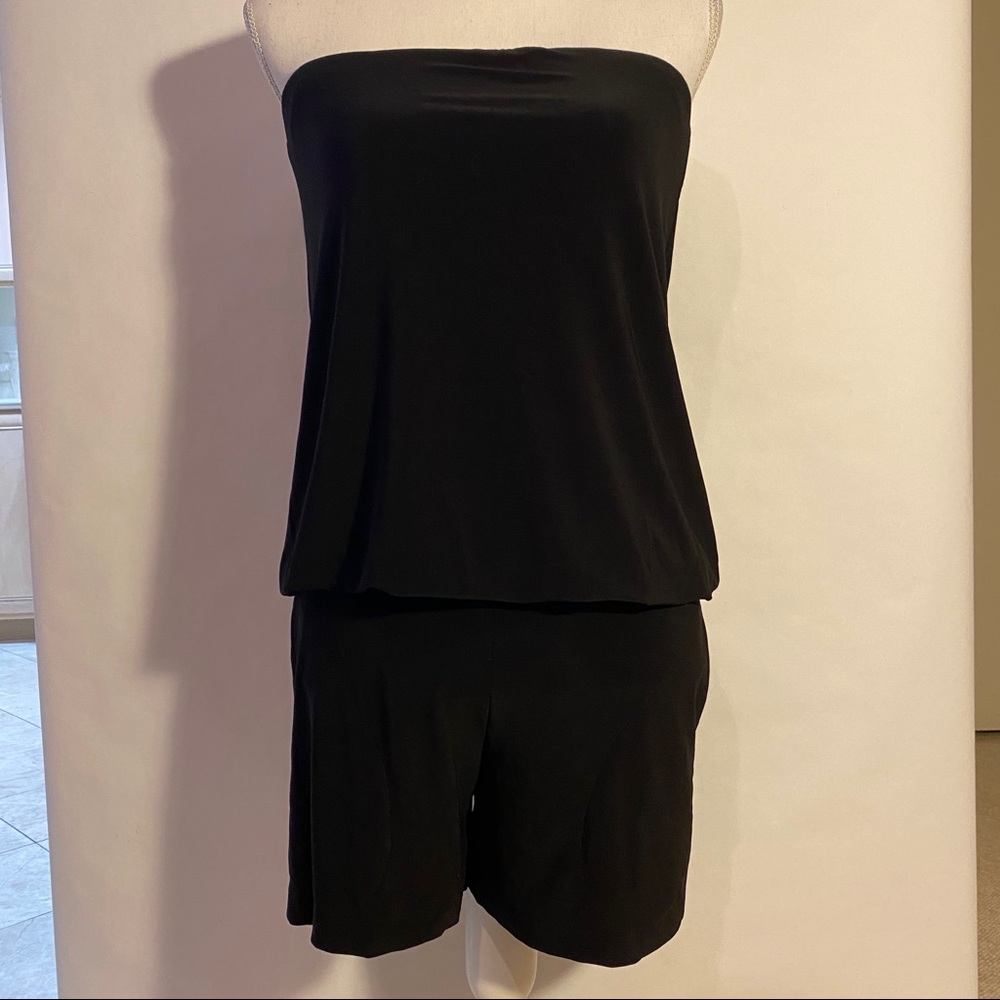 Kamali Kulture Strapless Back Romper (w/ pockets)